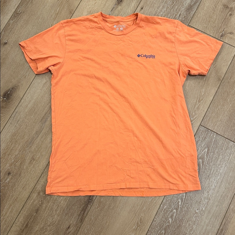 Columbia Orange Short Sleeve Tee